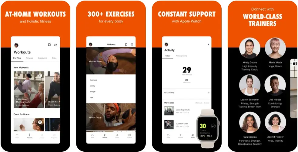 Nike Training Club Fitness App